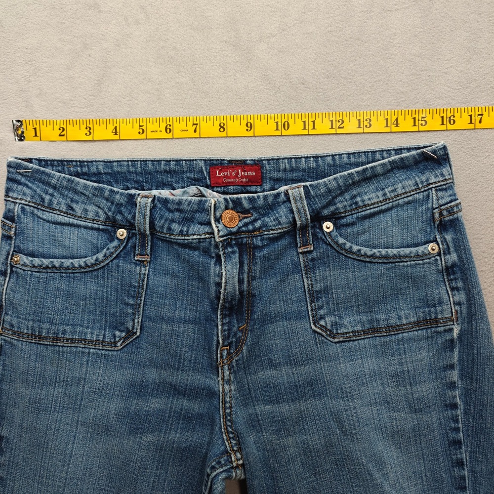Levi's 545 Jeans Womens 10 Low Bootcut Medium Wash Denim Country Western Casual - Picture 8 of 15